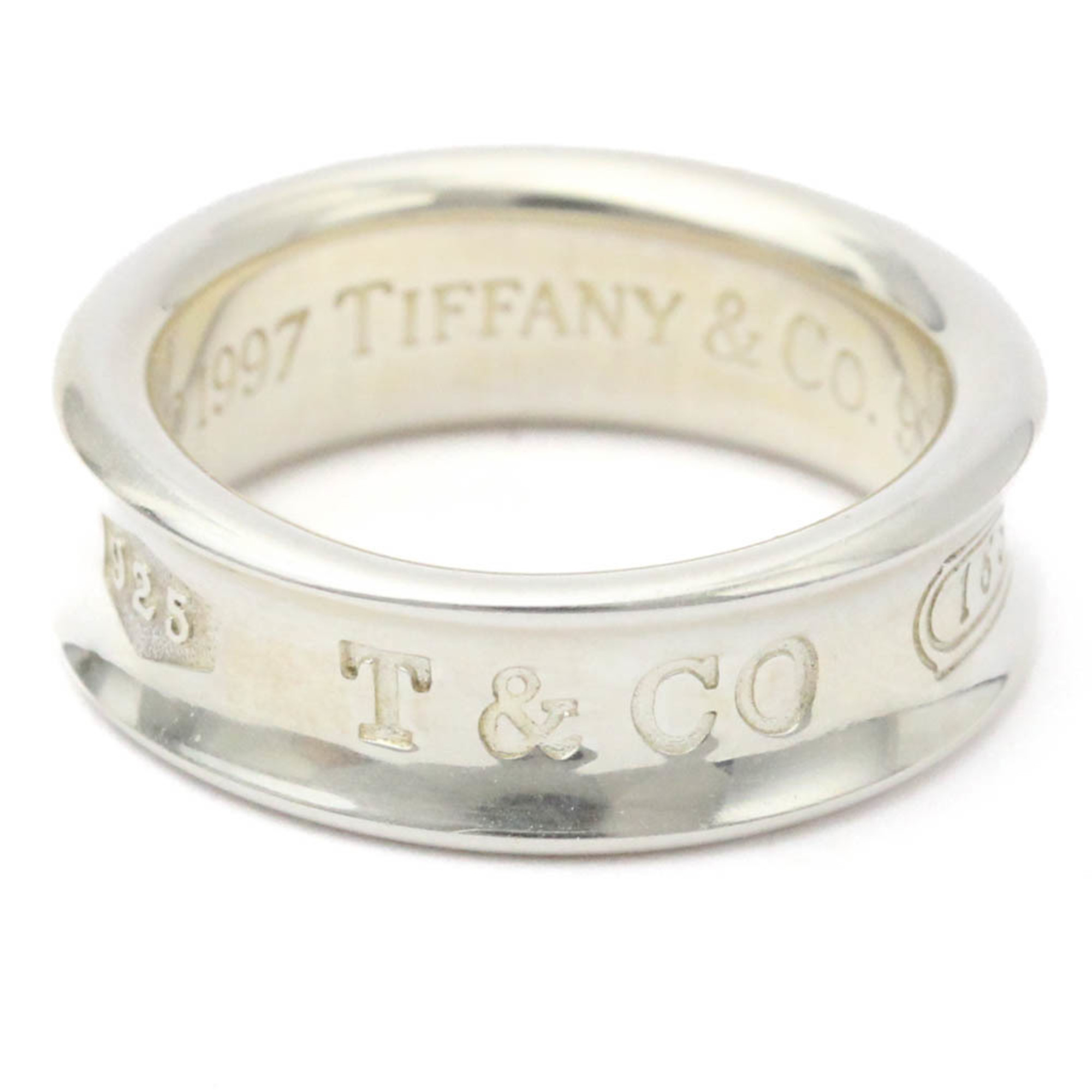 Tiffany 1837 Narrow Ring Silver 925 No Stone Band Ring Silver Bf557900